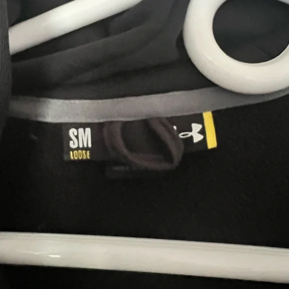 Under Armour Black and Gray Athletic Hoodie - Picture 4 of 5